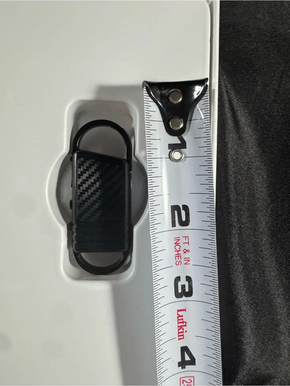 Portable Voice Recorder Keychain - Black